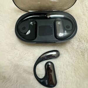 Wireless Ear Hook Bluetooth Earbuds - Black and Silver